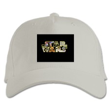 Baseball cap with Print Star Wars Logo - white