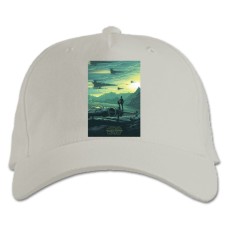 Baseball cap with Print Star Wars Green Print - white
