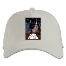 Baseball cap with Print Star Wars Logo Heroes - white