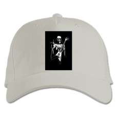 Baseball cap with Print Star Wars Darth Vader Guitar - white