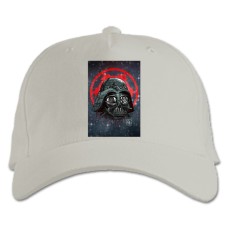 Baseball cap with Print Star Wars Darth Vader Head - white