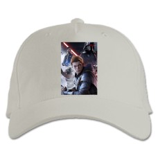 Baseball cap with Print Star Wars All Heroes - white