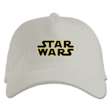 Baseball cap with Print Star Wars Logo Print - white