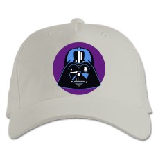 Baseball cap with Print Star Wars Darth Vader Head Art - white