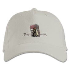 Бейсболка с принтом Пираты Карибского Моря Джек Воробей Логотип - белая