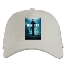 Кепка з принтом Джон Вік Головна Тема - біла