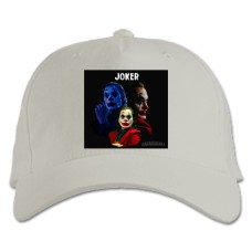 Кепка з принтом Джокер Тематика - біла
