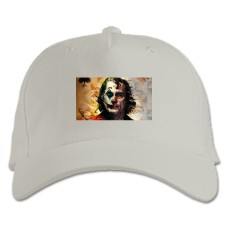 Бейсболка с принтом Джокер Две Версии - белая