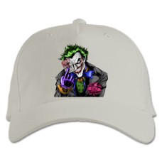 Бейсболка с принтом Джокер Комикс Версия - белая