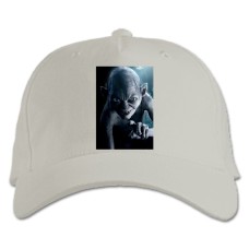 Baseball cap with Print The Lord Of The Rings Gollum - white