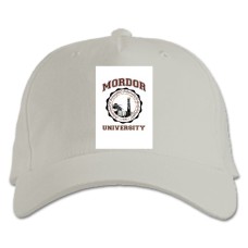 Baseball cap with Print The Lord Of The Rings Mordor University - white