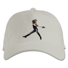 Baseball cap with Print The Terminator Sarah Connor - white