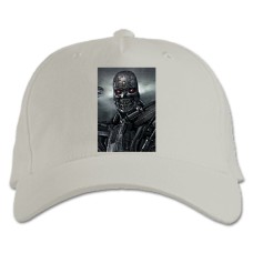 Baseball cap with Print The Terminator Hero Robot - white
