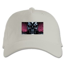 Baseball cap with Print The Terminator Art Version - white
