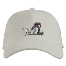 Baseball cap with Print Transformers Big Logo - white