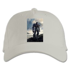 Baseball cap with Print Transformers Optimus Prime Sword - white