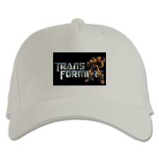 Baseball cap with Print Transformers Bumblebee Print - white