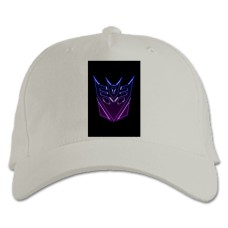 Baseball cap with Print Transformers Neon Print - white