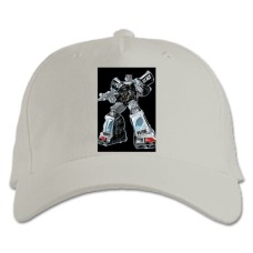 Baseball cap with Print Transformers Robot Hero - white