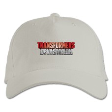 Baseball cap with Print Transformers Main Logo - white