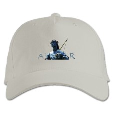 Бейсболка с принтом Аватар Джейк Салли - белая