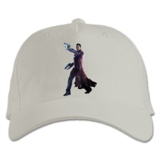 Бейсболка с принтом Марвел Стар Лорд - белая