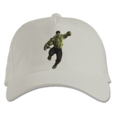 Бейсболка с принтом Марвел Халк - белая