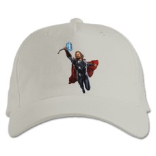 Бейсболка с принтом Марвел Тор - белая