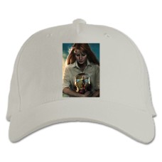 Бейсболка с принтом Марвел Пеппер Поттс - белая