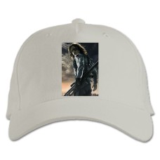 Бейсболка с принтом Марвел Баки - белая