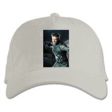 Baseball cap with Print X-Men Logan Wolverine - white