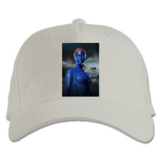 Baseball cap with Print X-Men Mystique - white