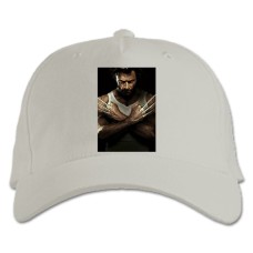Baseball cap with Print X-Men Wolverine Hero - white