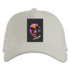 Baseball cap with Print X-Men Wolverine Cute Art - white
