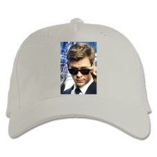 Бейсболка с принтом Люди В Чёрном Крис Хемсворт - белая