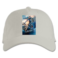 Baseball cap with Print Alita Battle Angel Print - white