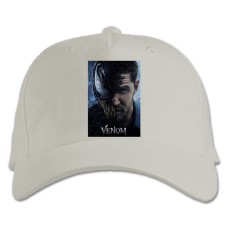 Baseball cap with Print Venom Print - white