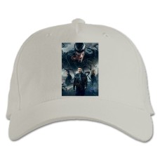Baseball cap with Print Venom Heroes - white