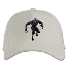 Baseball cap with Print Venom Hero Monster Print - white
