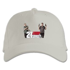 Baseball cap with Print 21 Jump Street Logo Heroes - white