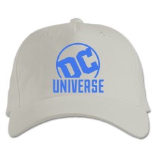 Baseball cap with Print Dc Blue Logo - white