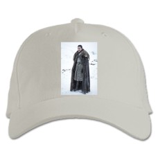 Baseball cap with Print Game Of Thrones Hero Jon Snow - white