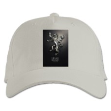 Baseball cap with Print Game Of Thrones Lannister Print - white