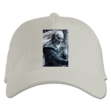Baseball cap with Print Game Of Thrones King Of Night - white