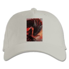 Baseball cap with Print Game Of Thrones Dragons Mother - white