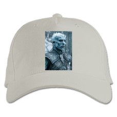 Baseball cap with Print Game Of Thrones The Night King Hero - white
