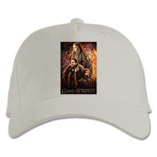 Baseball cap with Print Game Of Thrones Heroes Print - white