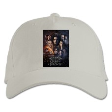 Baseball cap with Print Game Of Thrones Main Heroes Print - white