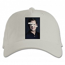 Baseball cap with Print 13 Reasons Why Bryce Hero - white