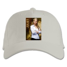 Бейсболка с принтом Остров Лост Джульетта - белая